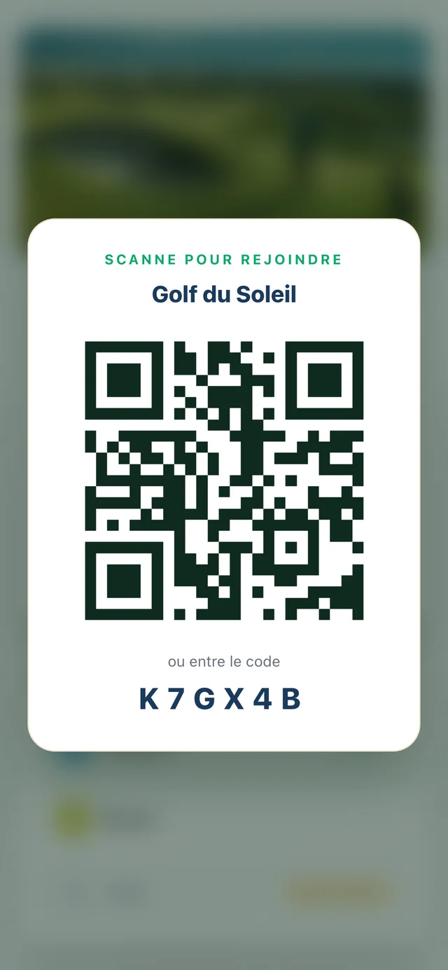 Écran de démarrage de partie de l'app Scluba